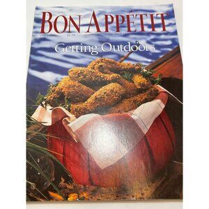 Bon Appétit June 1996 Getting Outdoors Magazine With Recipes For Outdoor Cooking